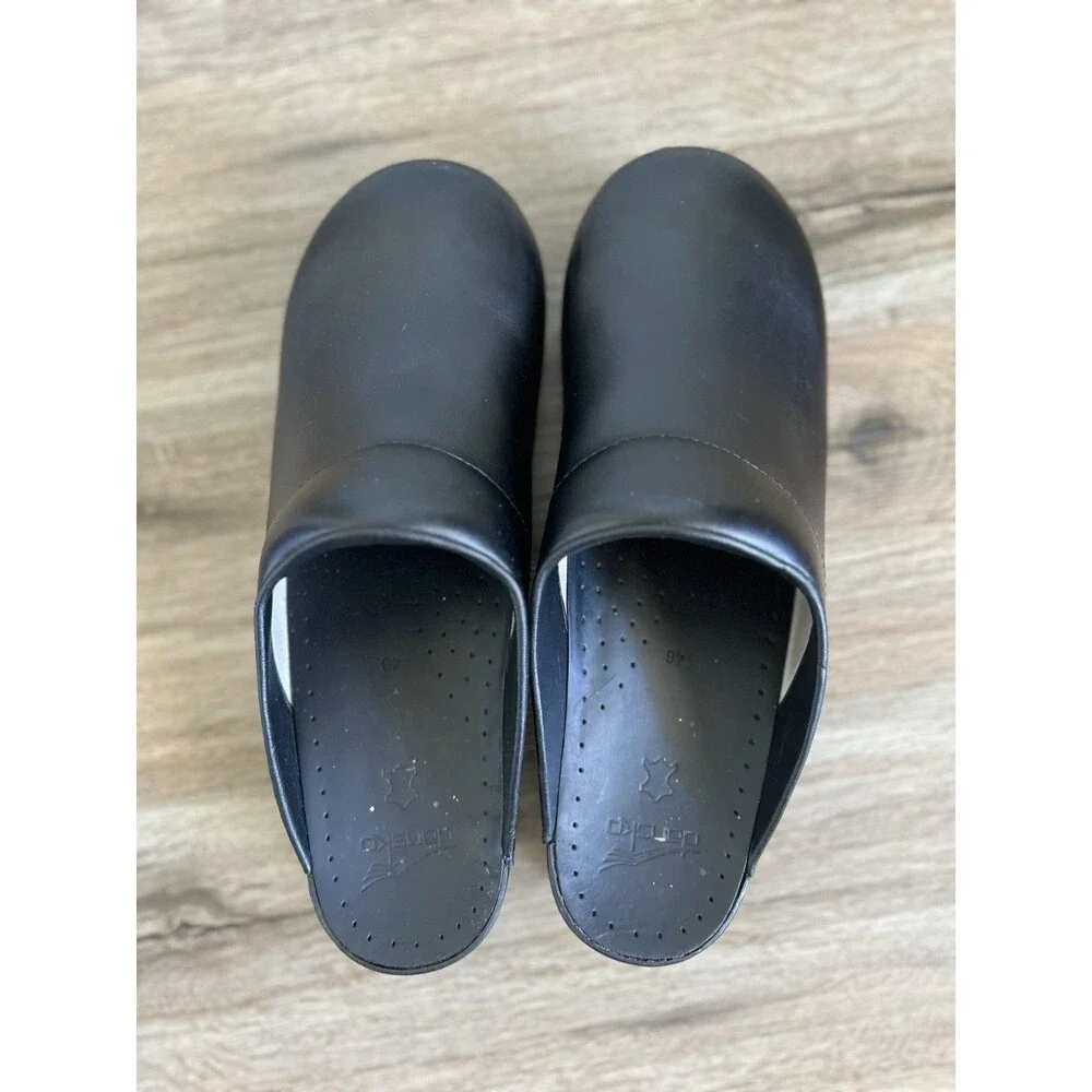 Dansko Men's Karl Black Professional Clogs 050-020202 Size 45 US 11.5-12
